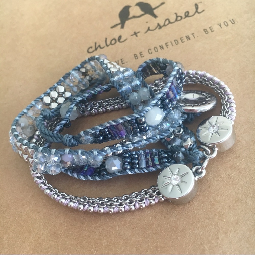 Chloe + Isabel Waterlily Wrap Bracelet New